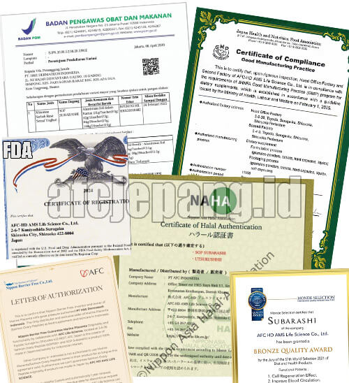 Sertifikat AFC Jepang